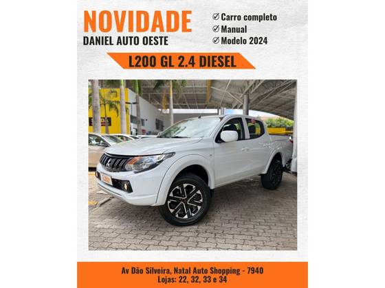 MITSUBISHI L200 TRITON 2.4 16V TURBO DIESEL GL CD 4X4 MANUAL